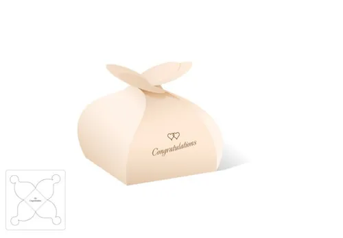 包裹礼品盒模切图/刀模图EPS源文件