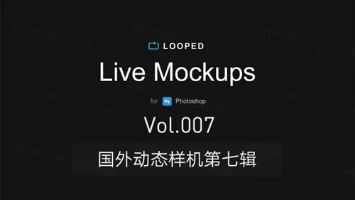 Looped Live Mockups动态图提案模板