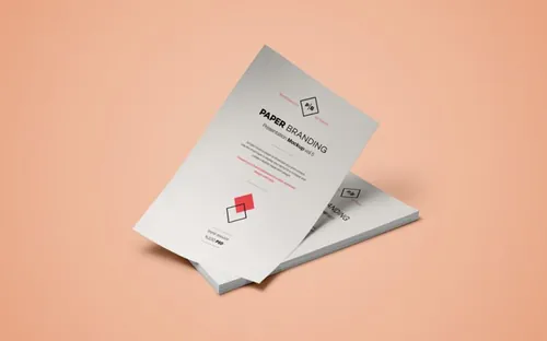 A4纸张模型PSD模板Psd A4 Paper Mock-Up