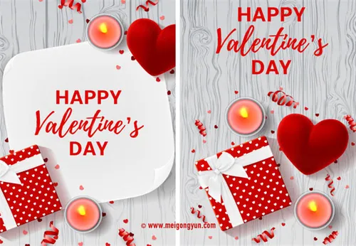 情人节矢量素材Valentine\'s Day Vector