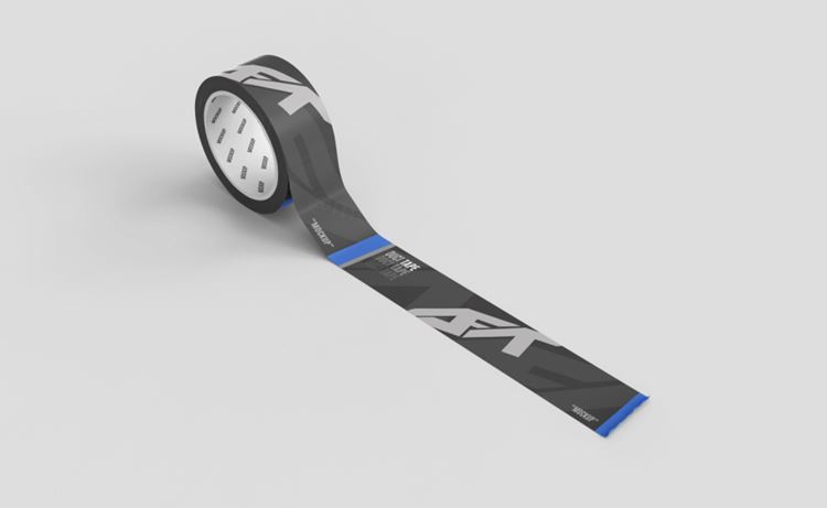 塑料胶带封箱带品牌VI设计提案样机PSD模板 Duct tape mockup Premium Psd
