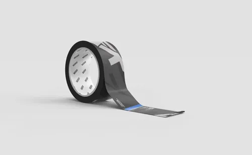 塑料胶带封箱带品牌VI设计提案样机PSD模板 Duct tape mockup Premium Psd