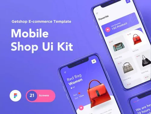 女性奢侈品电子商务APP应用程序Ui Kit
