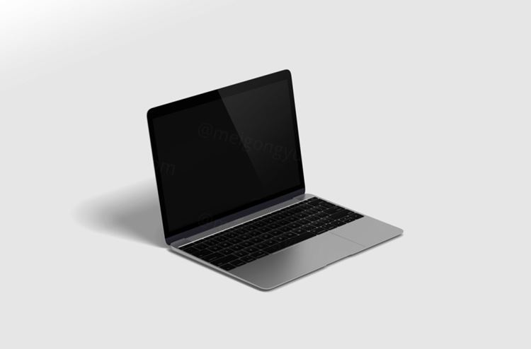 不同角度笔记本电脑模型10 Realistic MacBook Mockups Vol019