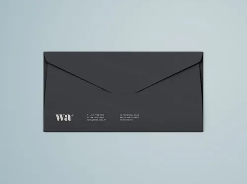 侧缝信封外观设计样机模板 Side Seam Envelope Mockup