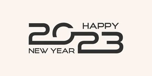 2023年新年快乐跨年2023 LOGO徽标活动标设计数字海