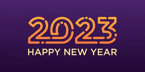 2023年新年快乐跨年2023 LOGO徽标活动标设计数字海