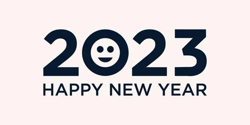 2023年新年快乐跨年2023 LOGO徽标活动标设计数字海