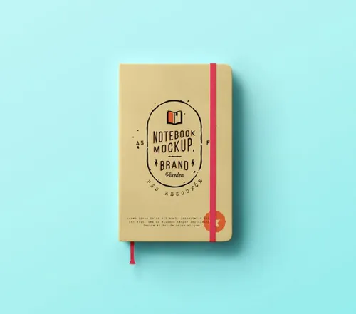 书籍笔记本贴图PSD模板Classic Psd Notebook Mockup