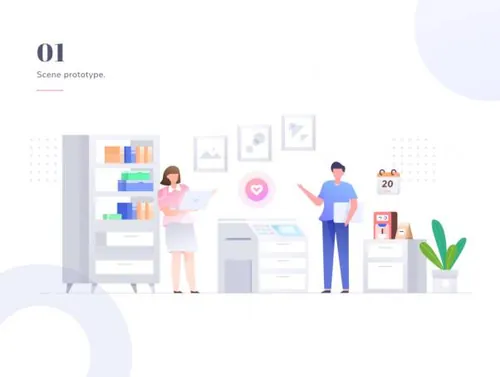 办公室插图工具包Office Illustration Kit