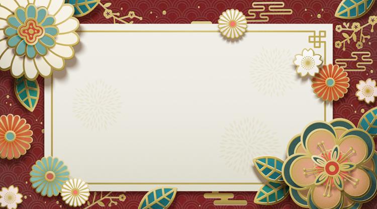 2023年中国年春节农历兔年东方传统佳节新年贺新春剪纸风纸艺