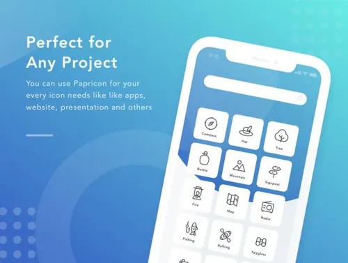 创意现代设计风格网站UI设计Papricon - Camping