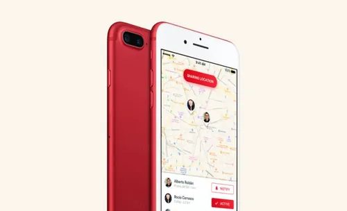 iPhone7特别版模型PSD贴图模板Red iPhone 7 Mockup