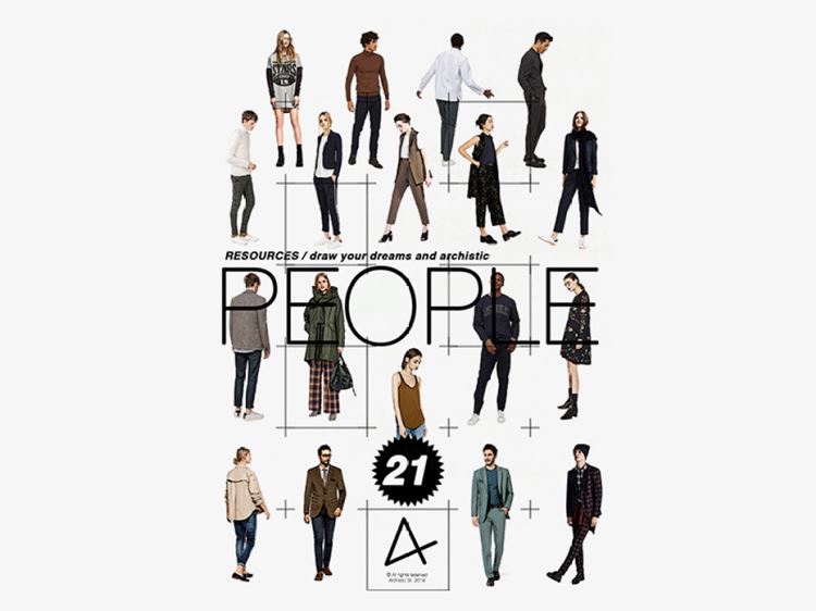 欧美男女模特免扣PNG素材 Models Design Resources