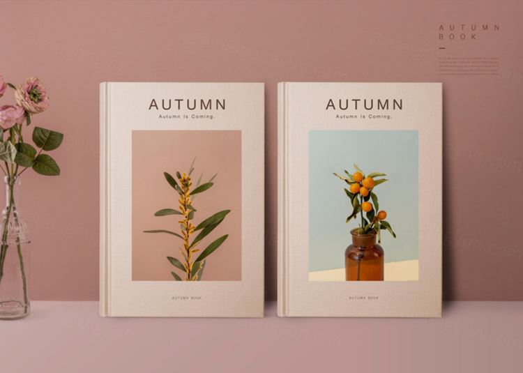 厚皮书籍刊物相册画本贴图模板