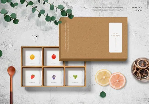 传统干果水果干小罐茶环保包装礼盒