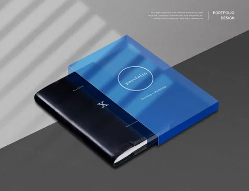 相册画册纪念册智能贴图样机展示模板