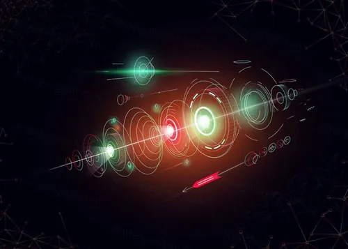 未来数字化虚拟信息高科技高清背景素材 Abstract futuristic design background