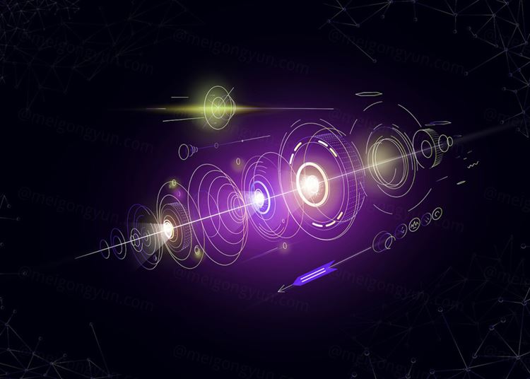 未来数字化虚拟信息高科技高清背景素材 Abstract futuristic design background