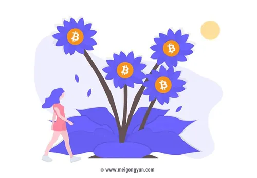 扁平化风格加密的花朵场景矢量元素Flattened vector elements