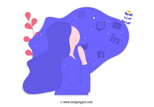 扁平化风格社会观念场景矢量元素Flattened vector elements