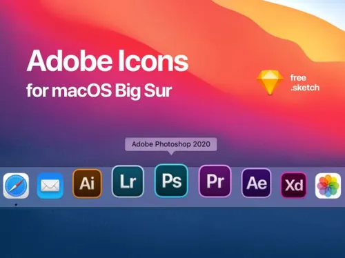 苹果电脑最新设计软件图标素材分享 Adobe Icons Altern