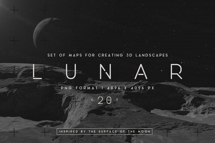 Lunar Landscapes maps