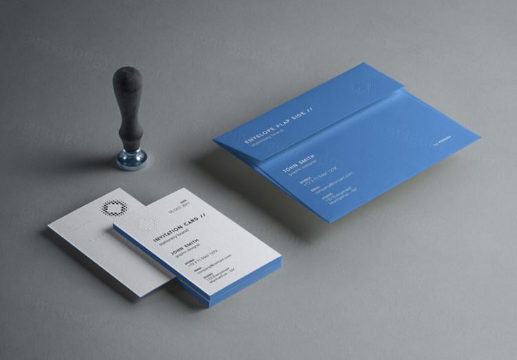 邀请卡样机 Psd Invitation Card Mockup Vol4
