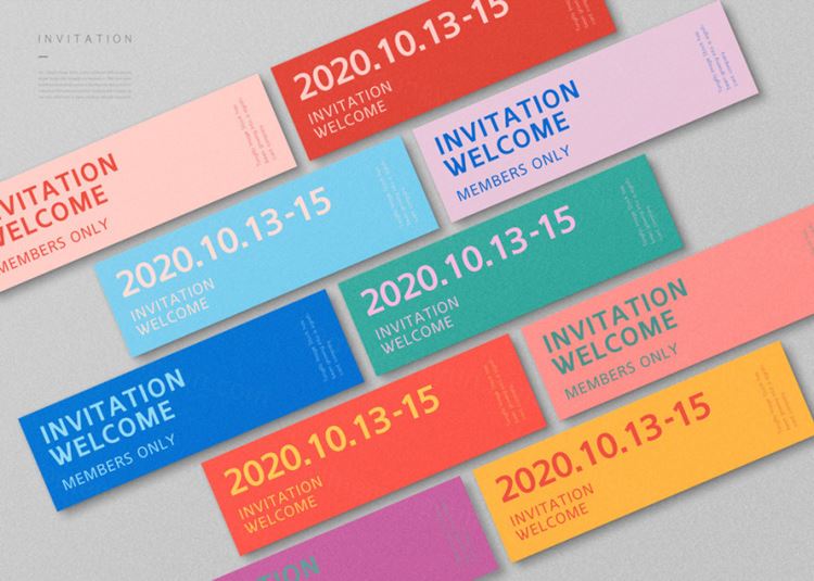 邀请函邀请卡品牌贴图提案样机展示模板