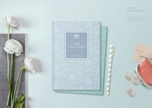 一组清新的笔记本画册图册样机贴图展示模5