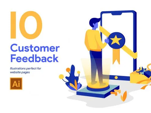 智能客户反馈图示Customer Feedback Illustrations
