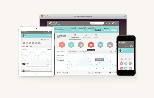 Novus HTML5 Admin Template Vol