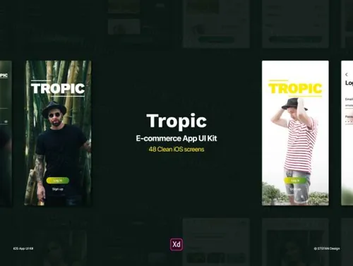 热带电子商务用户界面工具包Tropic E-commerce UI Kit