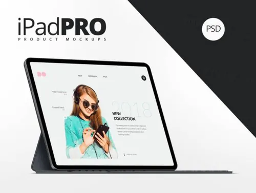 新款iPad Pro实体模型YDLabs New iPad Pro Mockup