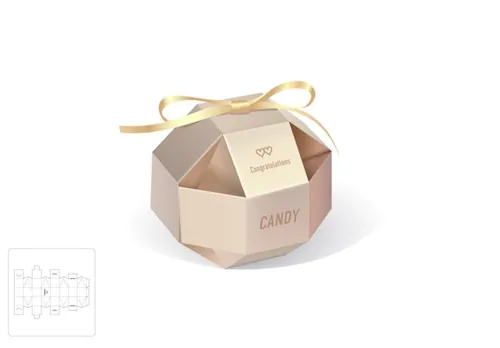 茶具礼品盒模切图/刀模图EPS源文件