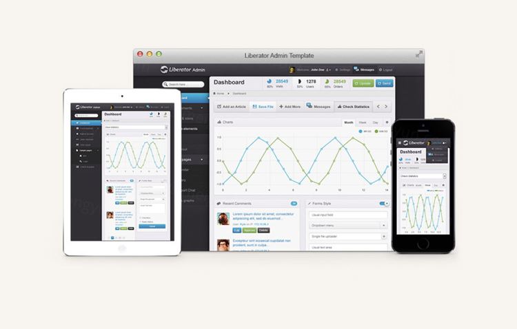 Liberator HTML5 Admin Template