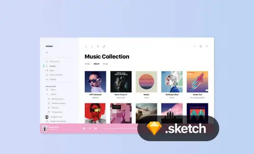 Windows 10 Project NEON Groove Music UI Daily