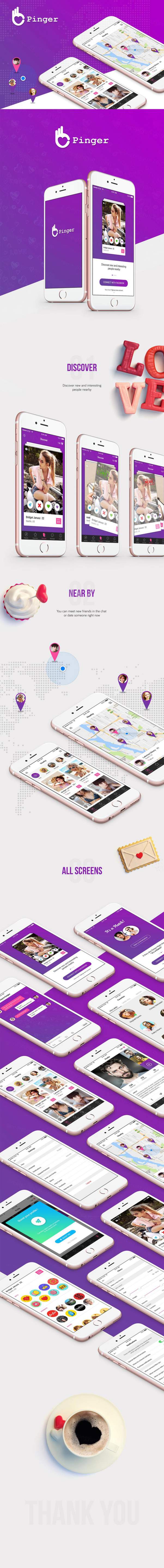 社交交友类APP UI KITS套装下载[PSD]