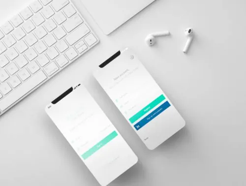 简约现代房地产地图导航移动手机应用程序iOS UI工具包Real Estate