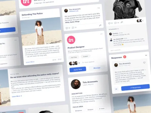预览弹窗卡片界面设计免费下载 UI Components: Previ