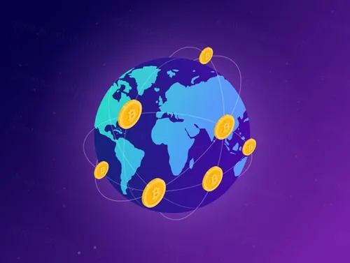 金融比特币区块链加密货币主题等距矢量AI插图Isometric Illustrations 01