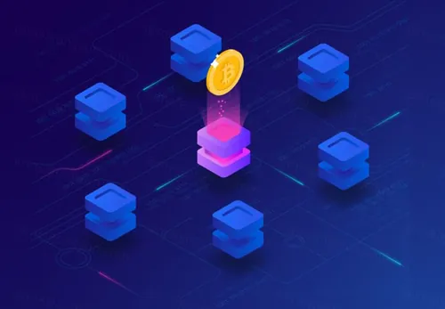 金融比特币区块链加密货币主题等距矢量AI插图Isometric Illustrations 19