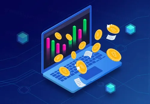 金融比特币区块链加密货币主题等距矢量AI插图Isometric Illustrations 20