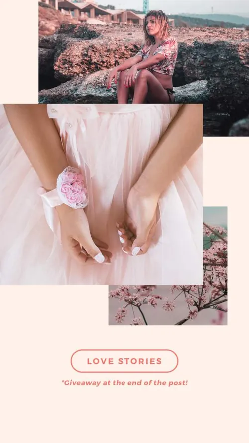 暖色调时尚温馨手机端APP宣传广告图PSD海报模板Blush Emot