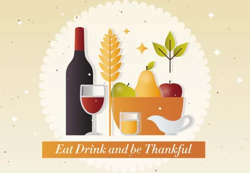 感恩节矢量插画Thanksgiving Vector