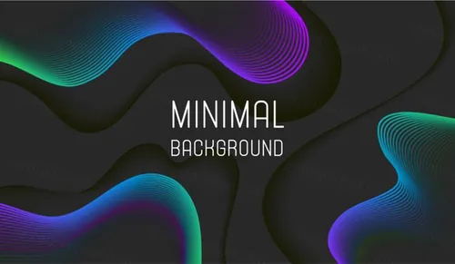 立体创意几何曲线元素背景矢量素材