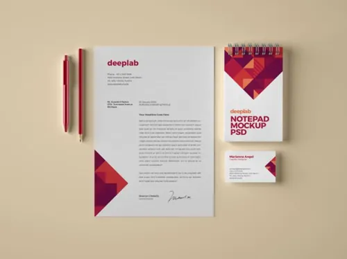 笔记本文具品牌样机