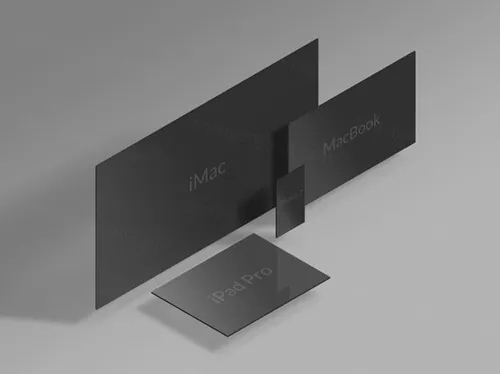 网页展示PSD模板iScreens Free Responsive Mockup Template