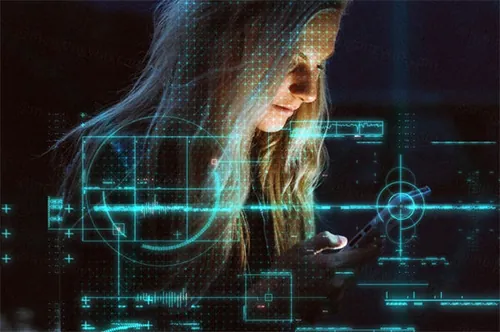 平视显示器数据统计科幻大片特效PS动作 Technology Phot