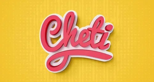 立体字体特效模板Cheti Psd Text Effect